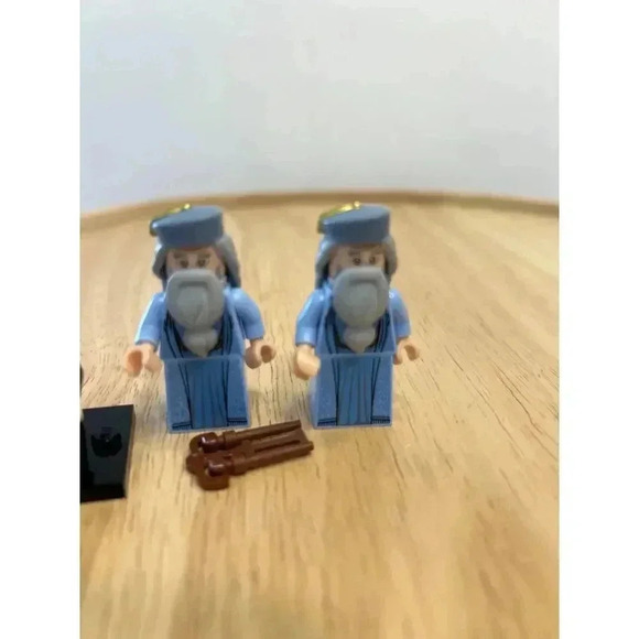 Lot of 3 Lego Minifigures Harry Potter series - Albus Dumbledore & Pro Flitwick - Picture 4 of 4